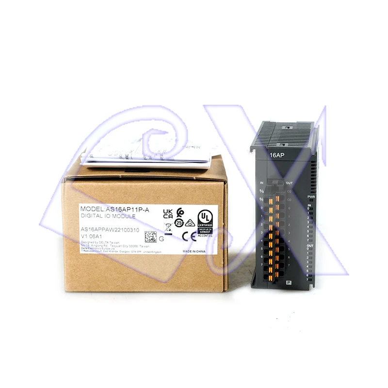 

Delta PLC programmable controller AS300 expansion module AS16AP11P-A 8DI+8DO(PNP) in box