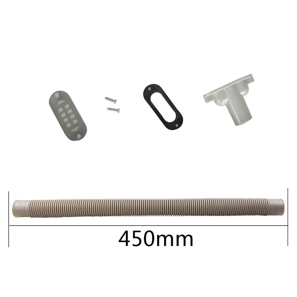 

Basin Drainage Kit Kitchen Sink Overflow For Daily Kitchen Use Gray Gasket For Leak Proof Sink Wear Resistant Design