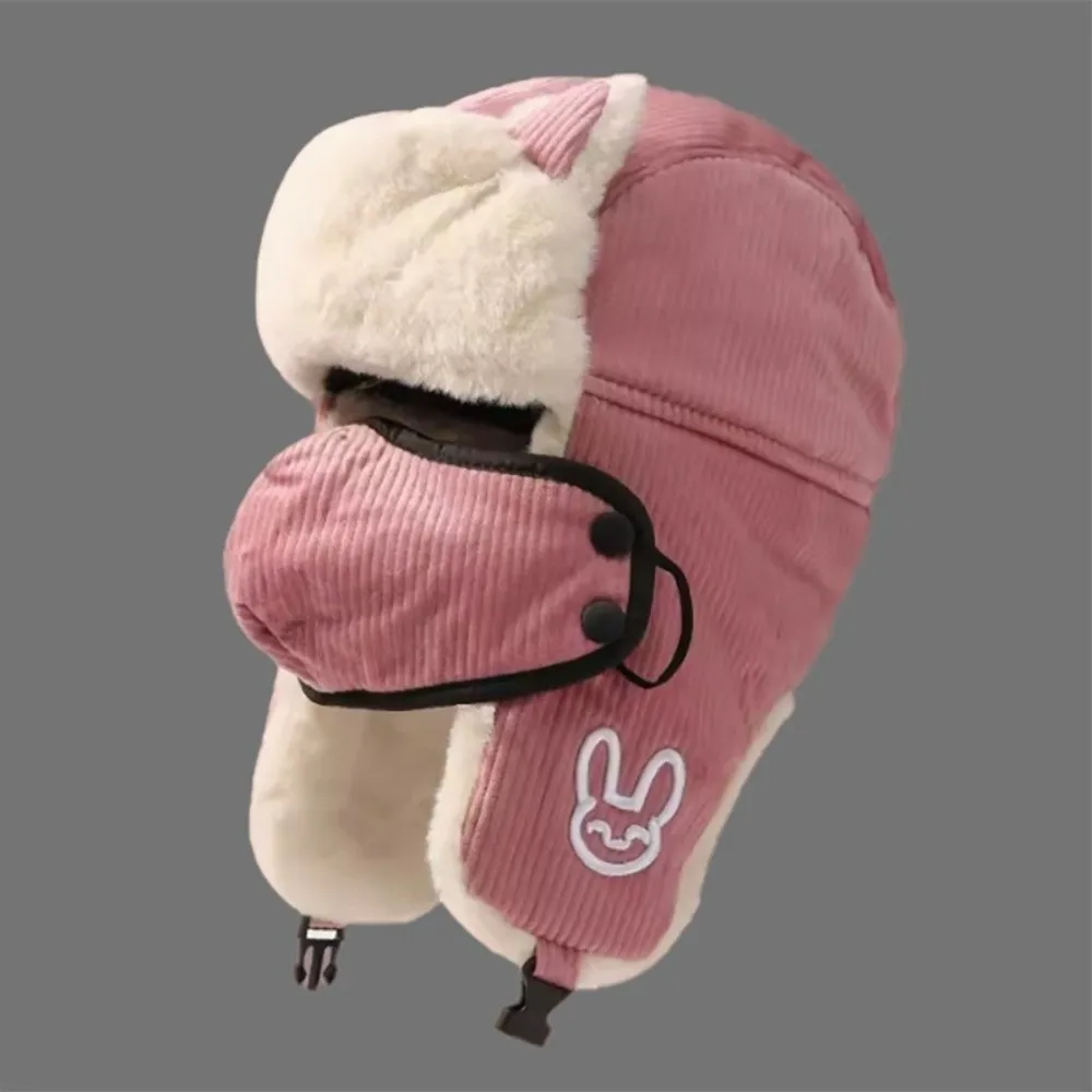 Classic Thick Warm Winter Trapper Hat Waterproof Fur Lined Bomber Hat with Goggles Russian Ushanka Hat Winter