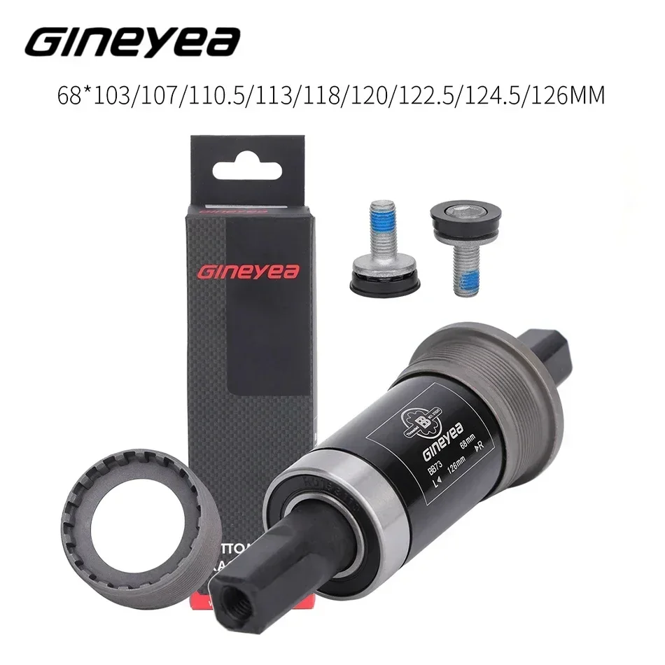 Square BB 68mm Bicycle Square Bottom Bracket Carbon Steel Square Tapered Bottom Bracket Road MTB Bike for Brompton view 5