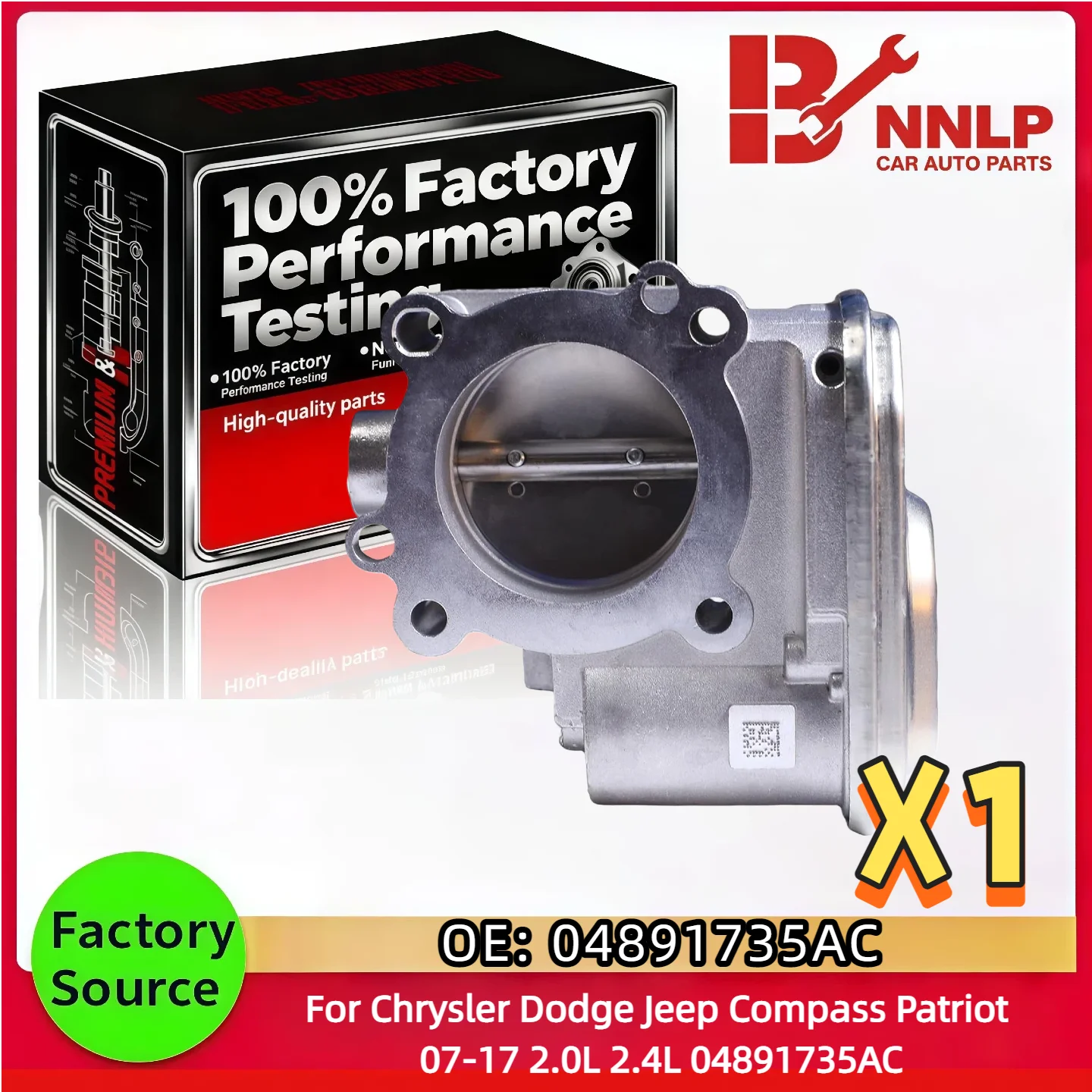 Corpo do acelerador para Chrysler Dodge Jeep Compass Patriot 07-17 2.0L 2.4L 04891735AC 04891735AC