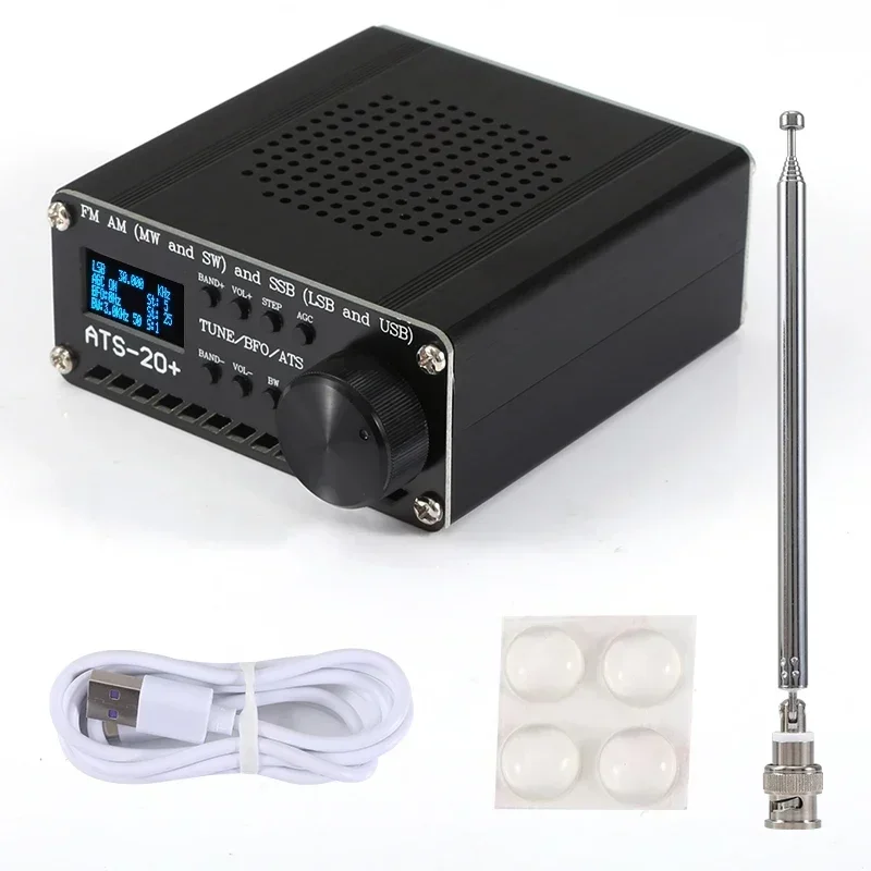 ATS-20+ Plus ATS20 V2 SI4732 เครื่องรับวิทยุ DSP SDR ตัวรับสัญญาณ FM AM (MW และ SW) และ SSB (LSB และ USB) ใหม่ล่าสุด