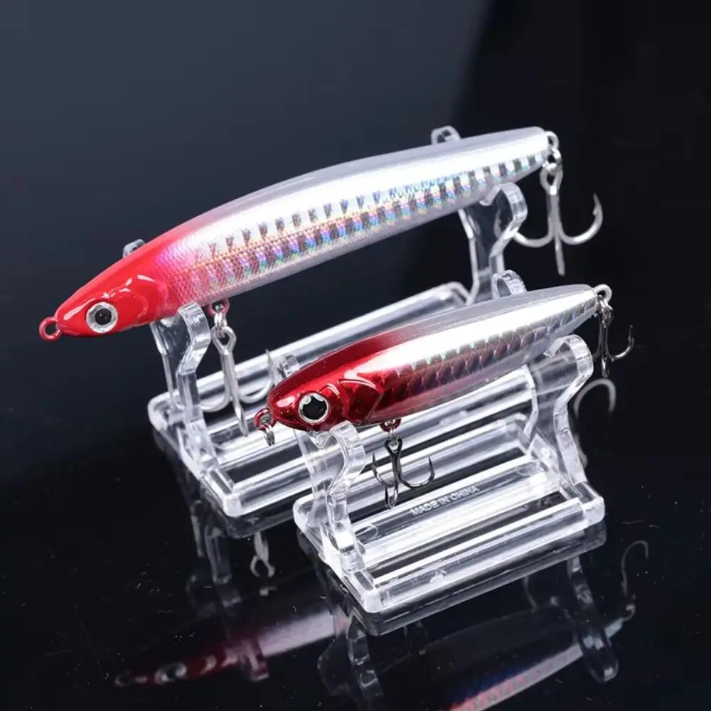 Acrylic Fishing Lure Display Stand Decorative Sturdy Lure Holder Rack Support Rack Structure Fishing Lure Show Rack