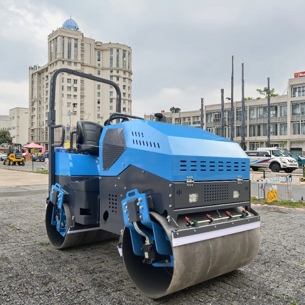 1.5-5Ton Walk Behind Road Roller Mini Vibratory Compactor for Soil and Asphalt Compaction with Reliable Design