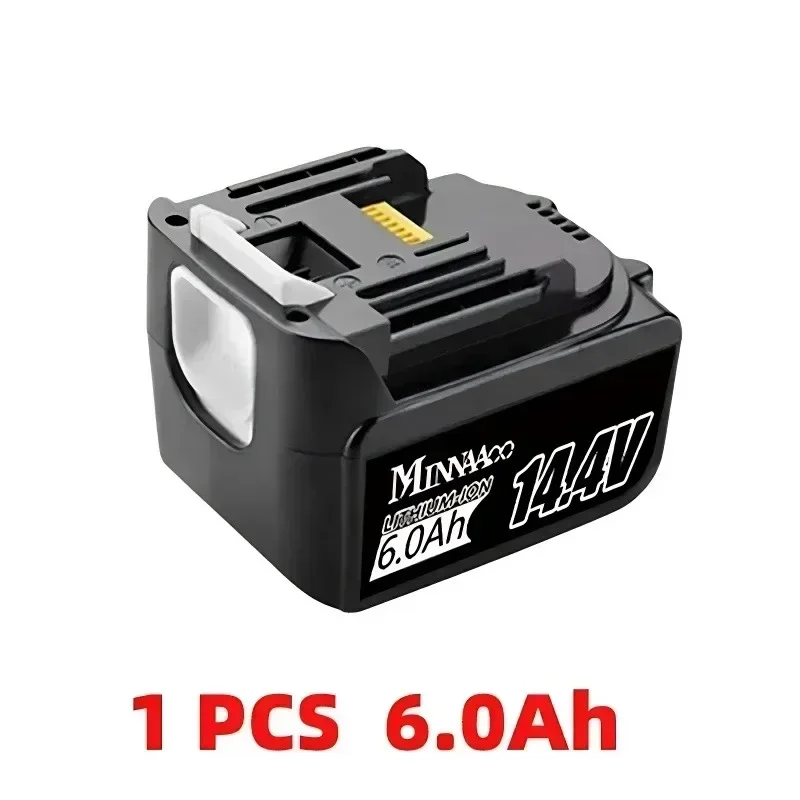 ? Nieuwe 14.4V Originele voor Makita Elektrisch Gereedschap 6.0Ah BL1460 BL1430 1415 194066-1,6.0Ah Oplaadbare Li-Ion Makita Batterijen