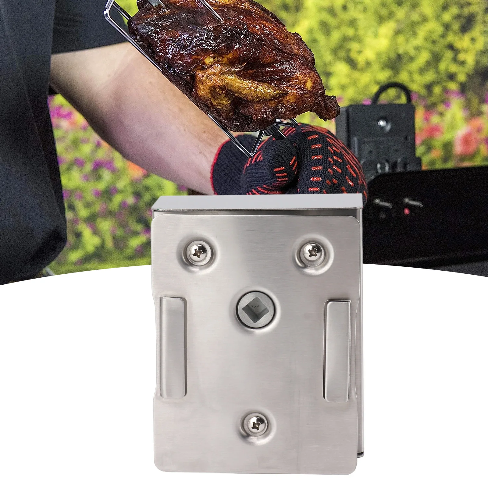 Motor de rotisserie para grelha, liga de alumínio, carga de 70kg, 12v, grande potência, motor de rotisserie dc, substituição para grelhas universais