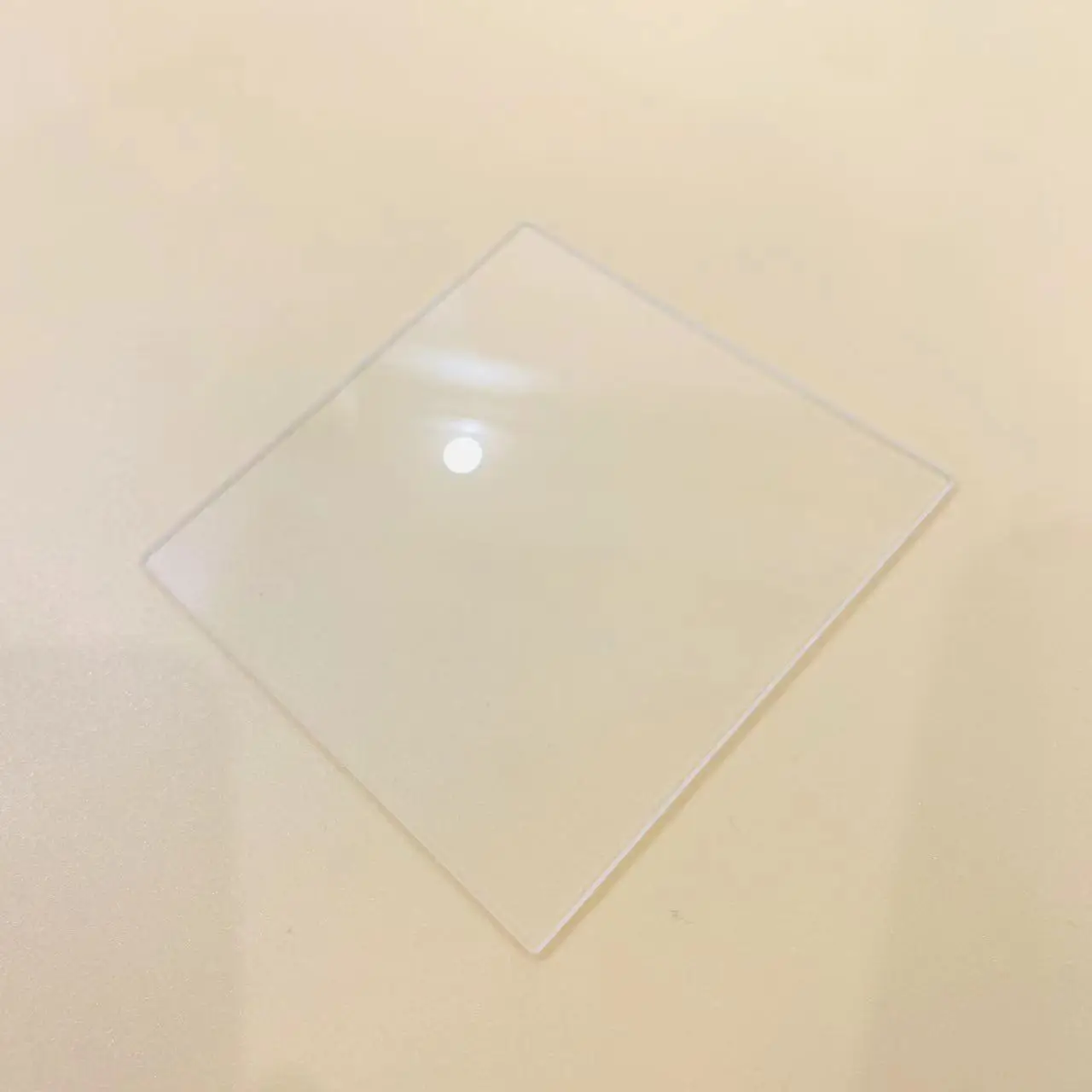 Size 160x160x2mm Clear Transparent Short 222nm UV Fused Quartz Plate Window Glass JGS1 Diffuser For Tube Lights