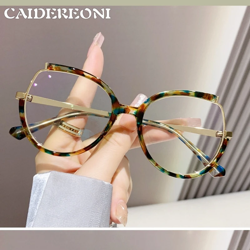 

CAIDERONI Special Design Shape for Women Fashion Anti-Blue Light Glasses Women Reading Glasses Customizable Prescription 7196