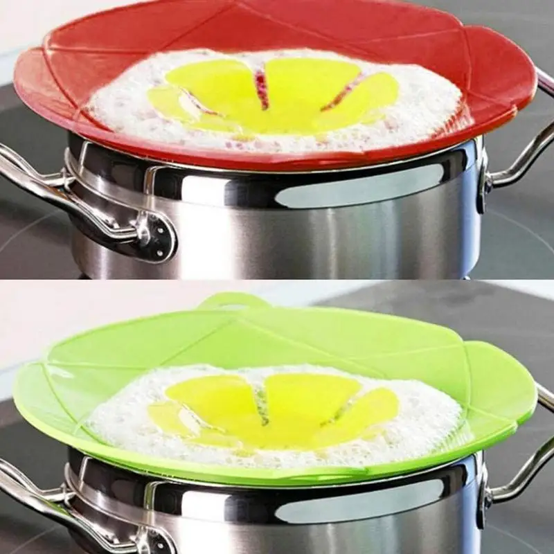 Silicone Anti Overflow Cover Pot Lid High Temperature Kitchen Gadgets Universal Lid Flower Cookware For Home Kitchen