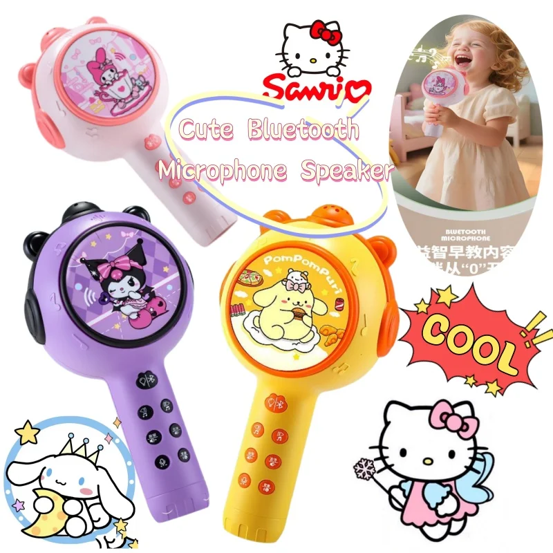 

Sanrio Kuromi My Melodyanimated мультфильм милый каваи многофункциональный перезаряжаемый Bluetooth-микрофон подарок на фестиваль.