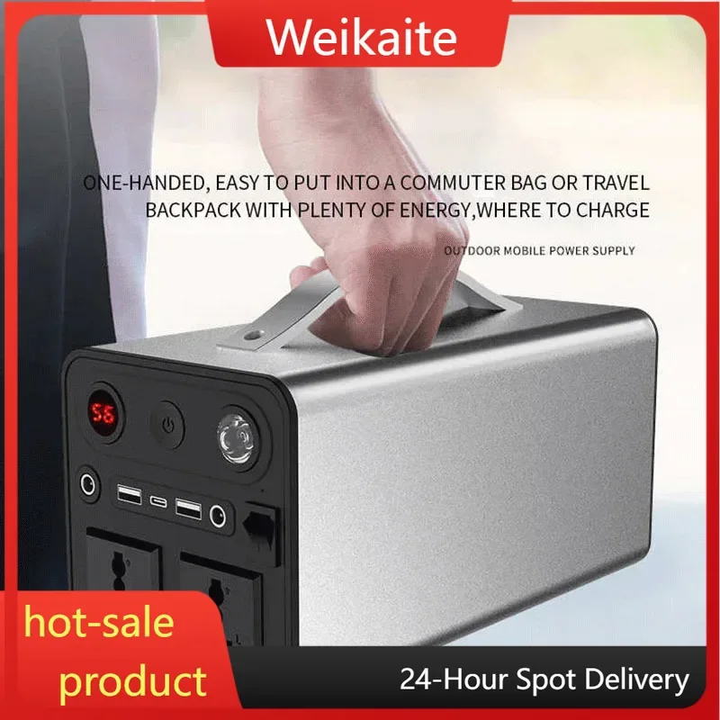 

300W 90000mAh Solar Generator Power Supply Station Portable Auxiliary Battery Power Bank Inverter USB C PD for Outdoor Camp