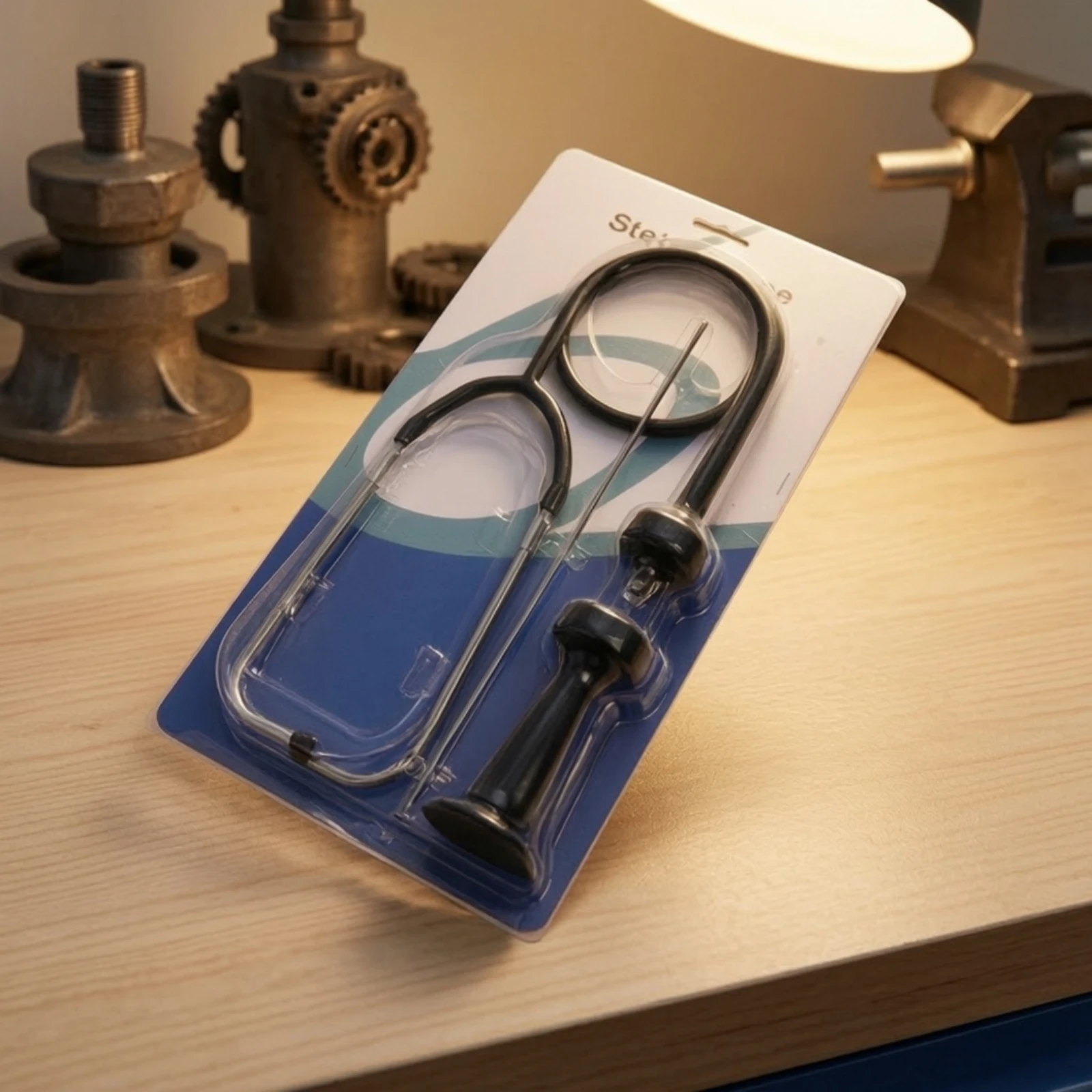 Automotive Stethoscope Clear Mechanic Stethoscope Engine Noise Locator Flexible Fault Detection Tool Versatile for Mechanics