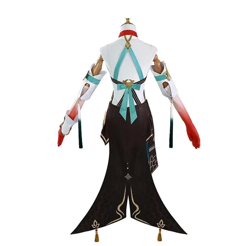 ROLECOS Honkai Star Rail Lingsha Costume Cosplay Vidyadhara Guaritore Lingsha Vestito Delle Donne di Carnevale di Halloween Del Partito Uniforme