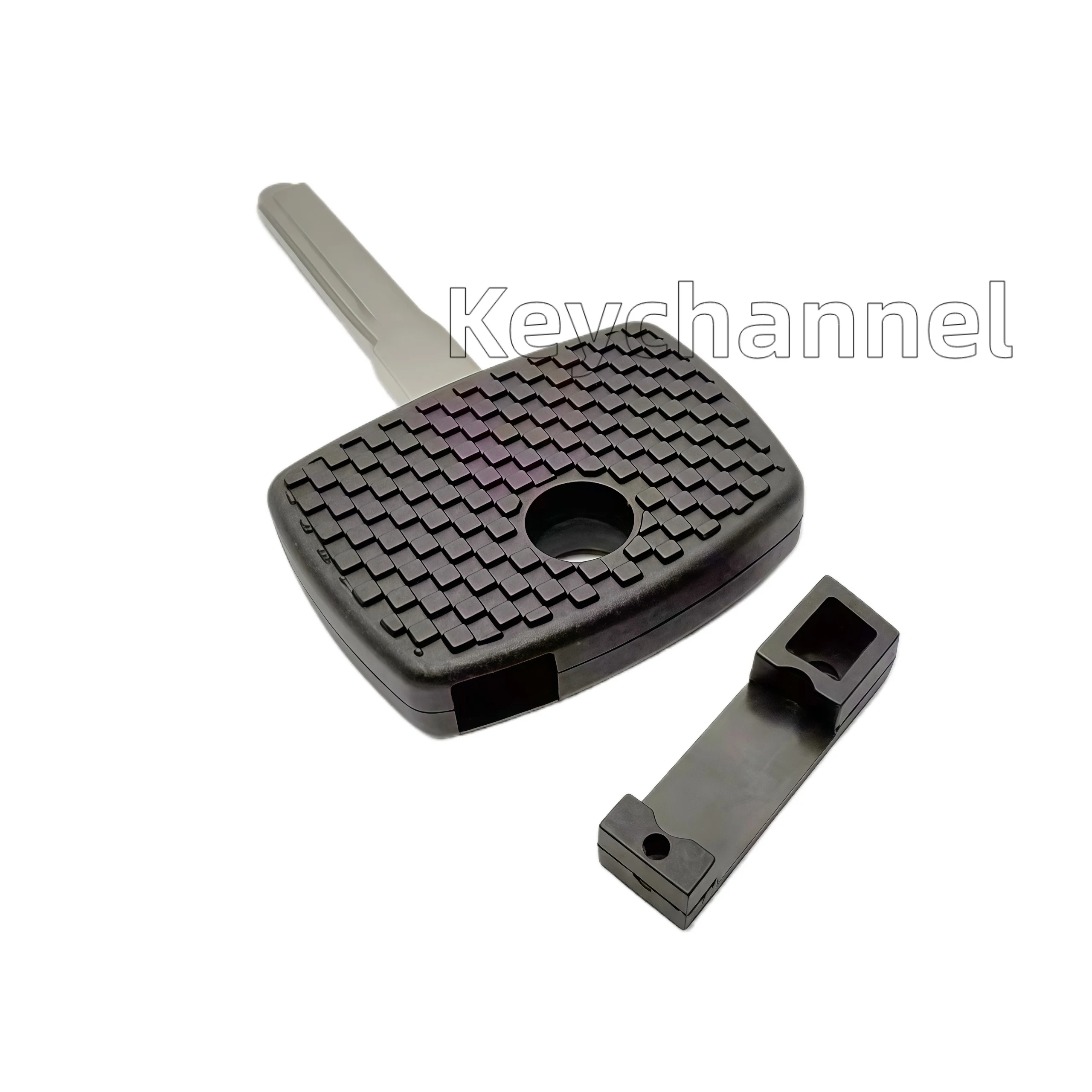 Keychannel 10pcs HU41 Car Blank Transponder Key Blank Chip Key Shell Spare Ignition Key for Benz W140 W124 S320 Replacement Key