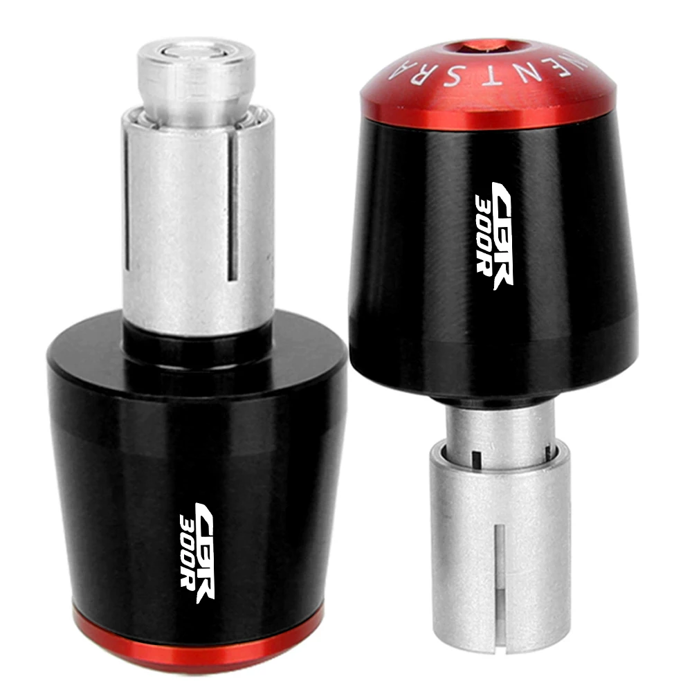 

FOR HONDA CBR300R 2014-2023 CNC Aluminium Motorcycle Accessories Handlebar Grips Bar Ends Cap Counterweight Plug Slide Cover