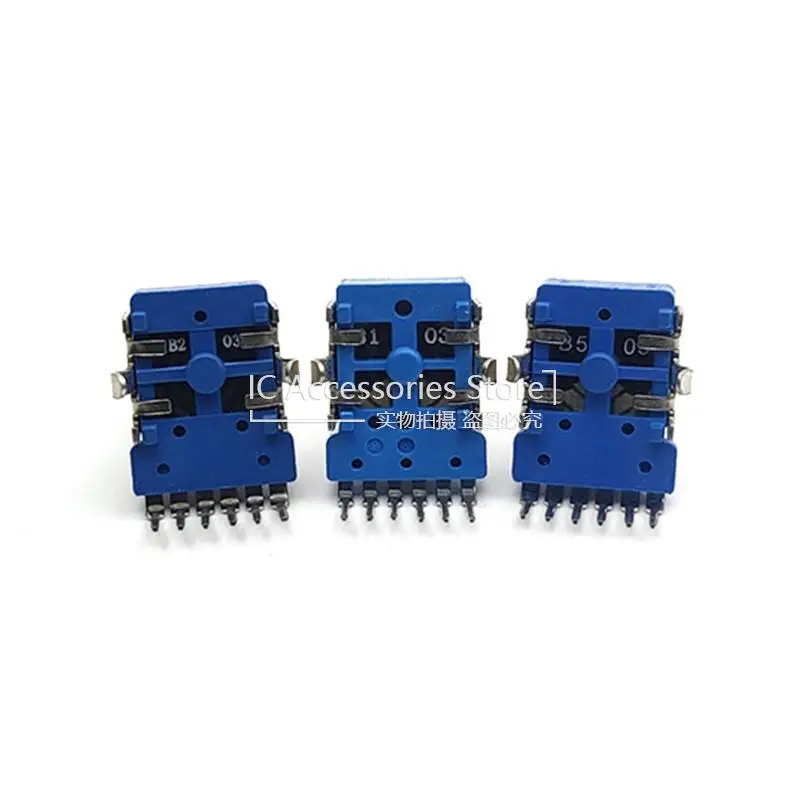3 Buah RK12 Dupleks Baris Tunggal 6Pin B10K B20K B50K B100K Pegangan 18MM Potensiometer Audio Volume Amplifier Daya B103 B203 B503 B104
