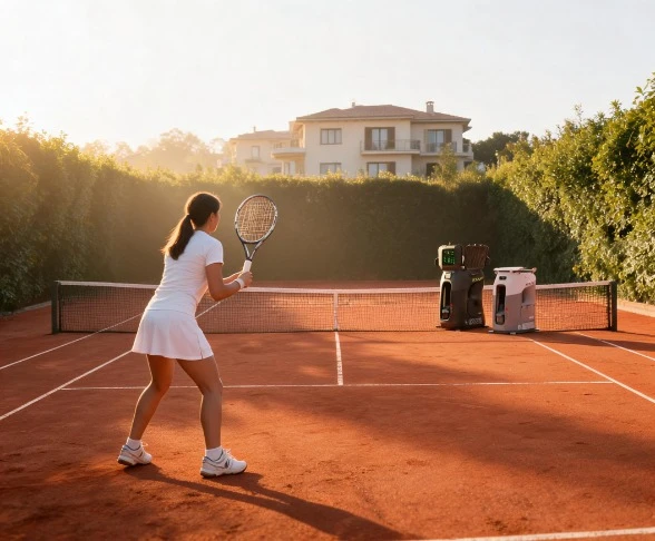 New Arrival Tenniix Tennis Ball Machine Portable AI Tennis Robot Training Tennis Ball Launch Training Shooting Machine