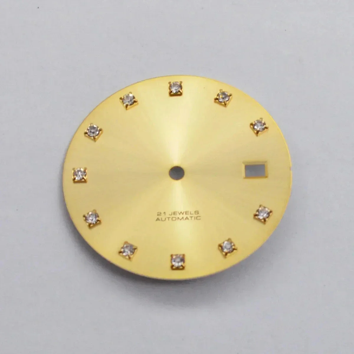 男性用滅菌照明時計、ダイヤルカレンダーウィンドウ、ゴールドとシルバー、dateJust seiko nh35a nh36ムーブメント、31mm