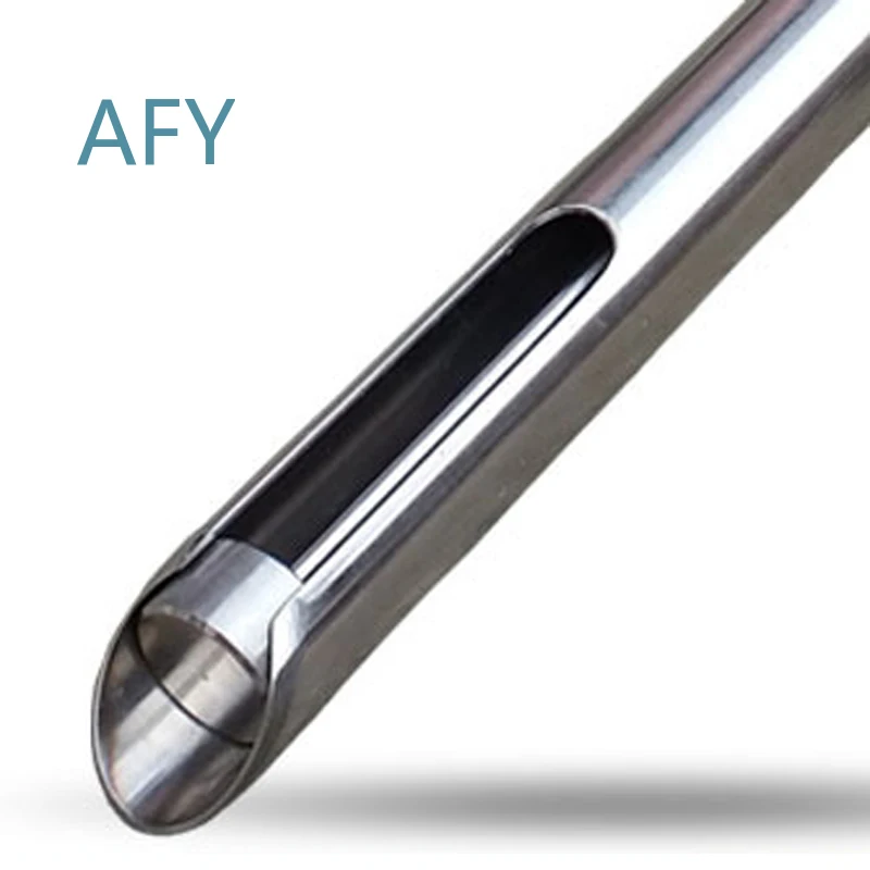 304 Stainless Steel Soil Sampler for Outdoor Portable Earth Drill Foot Operated Garden Tool Soil Borrower 1 Meter 38mm