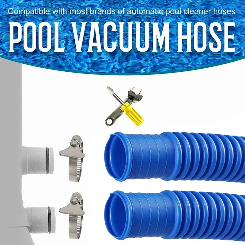 Pump Replacement Hose For Above Ground Pools Filter Pump 607, 637, 330GPH, 530GPH, 1,000GPH 59Inch Long 1.25Inch