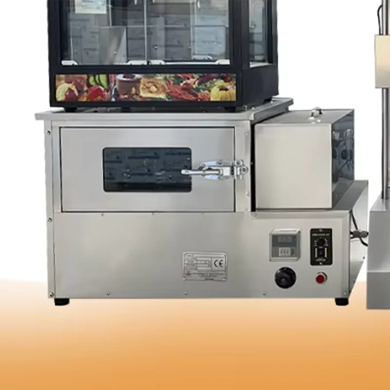 

New Handheld Rotary Oven Pizza & Sweet Cone Machine Restaurant & Home Use; Appropriate Hotels Food ShopsComponents Included