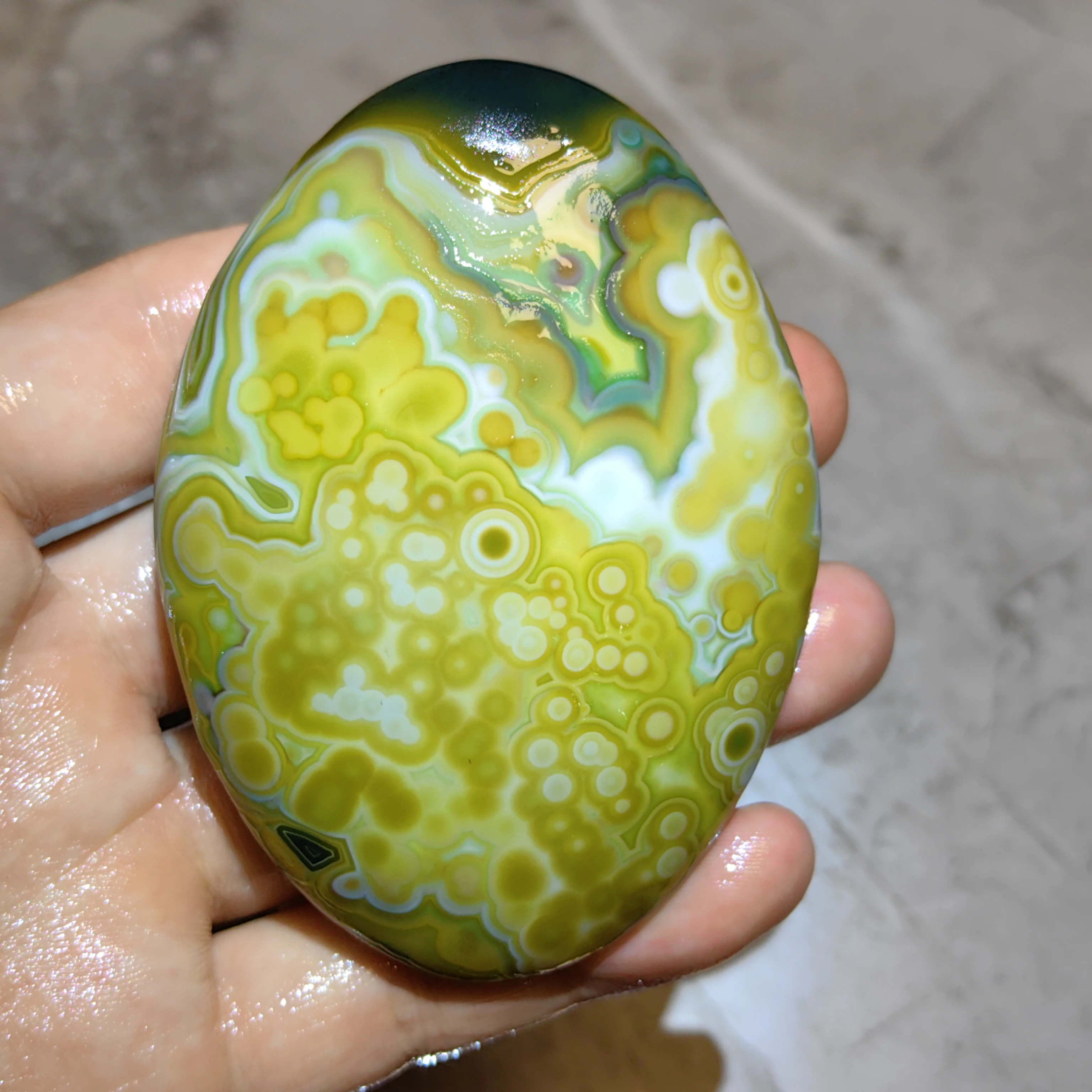 Pure Natural Divine Eye Sardonyx Mineral Rough Stone for Attract Wealth Good Luck Ward Off Evil Amulet Jewelry Palm Stone Gift