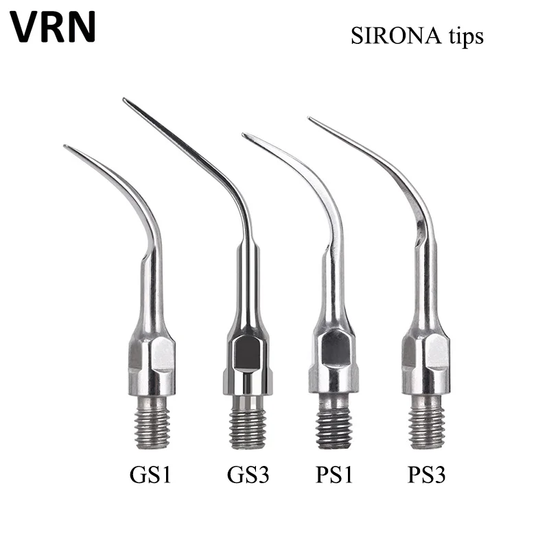 

Dental Ultrasonic Scaler Scaling Tips GS1 GS2 GS3 PS1 PS3 Endodontic Tips Compatibled with SIRONA for Ultrasonic Scaler