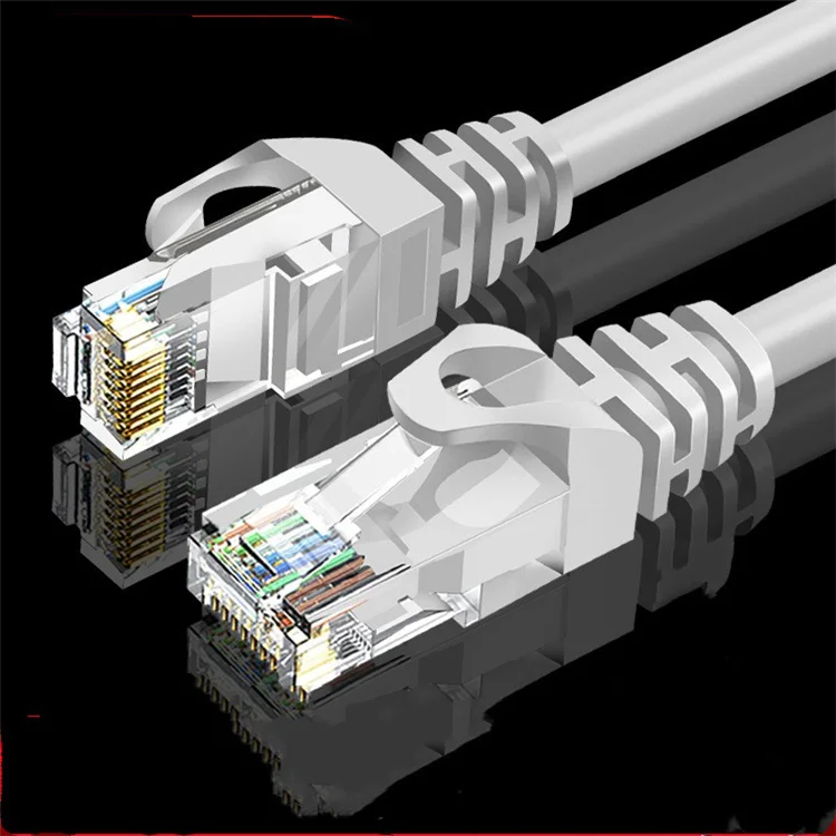 5M 10M 15M 20M 30M 50M Ethernet Cable Cat 6 Flat Long High Speed Network Cable Rj45 Connectors cat6 UTP indoor cable patch cord