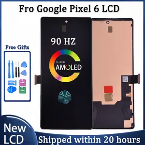 Bilashmart AMOLED Google Pixel 6 LCD Display Touch Screen Digitizer Assembly Compatible with GB7N6 G9S9B16 G9S9B GR1YH