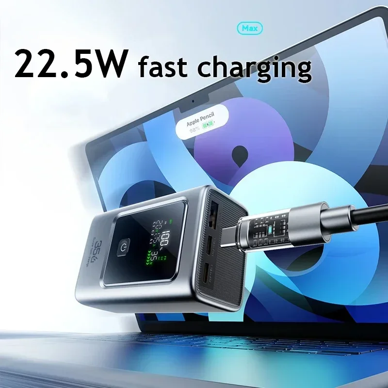 New Portable Mini Power Bank Fast Charging 35W 10000mAh Powerbank External Battery Laptop Travel Multifunctional Backup Battery