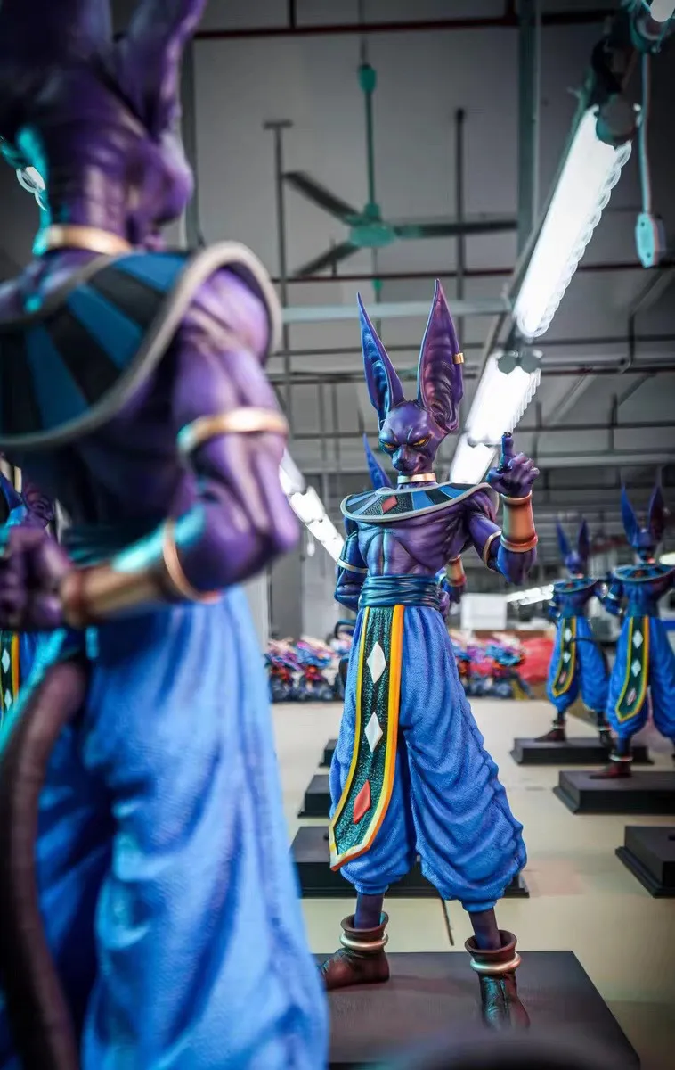 53 سنتيمتر أنيمي لعبة دراغون بول Z آلهة الدمار Beerus Battle Ver. PVC عمل الشكل DBZ تمثال جمع نموذج اللعب دمية الهدايا #6