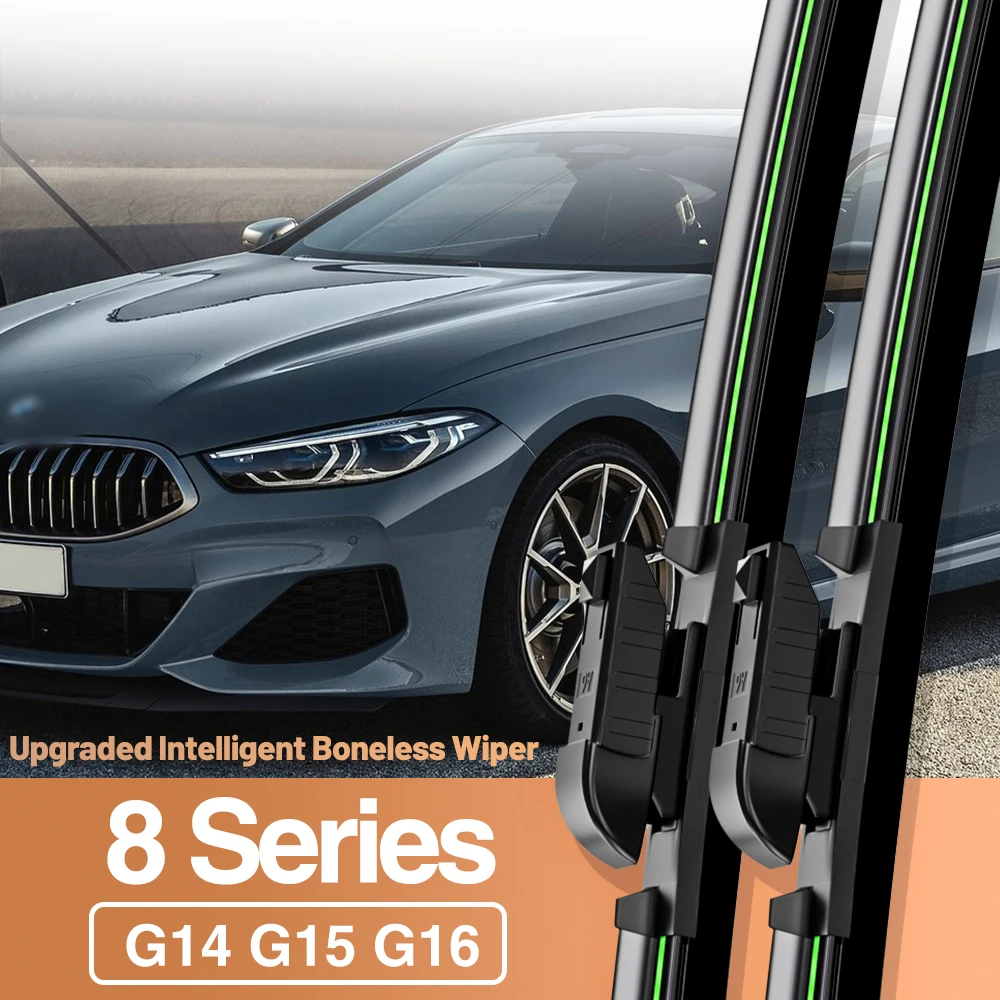 

2pcs For BMW 8 Series G14 G15 G16 2018-2023 Front Windshield Wiper Blades Windscreen Window Accessories 2019 2020 2021 2022