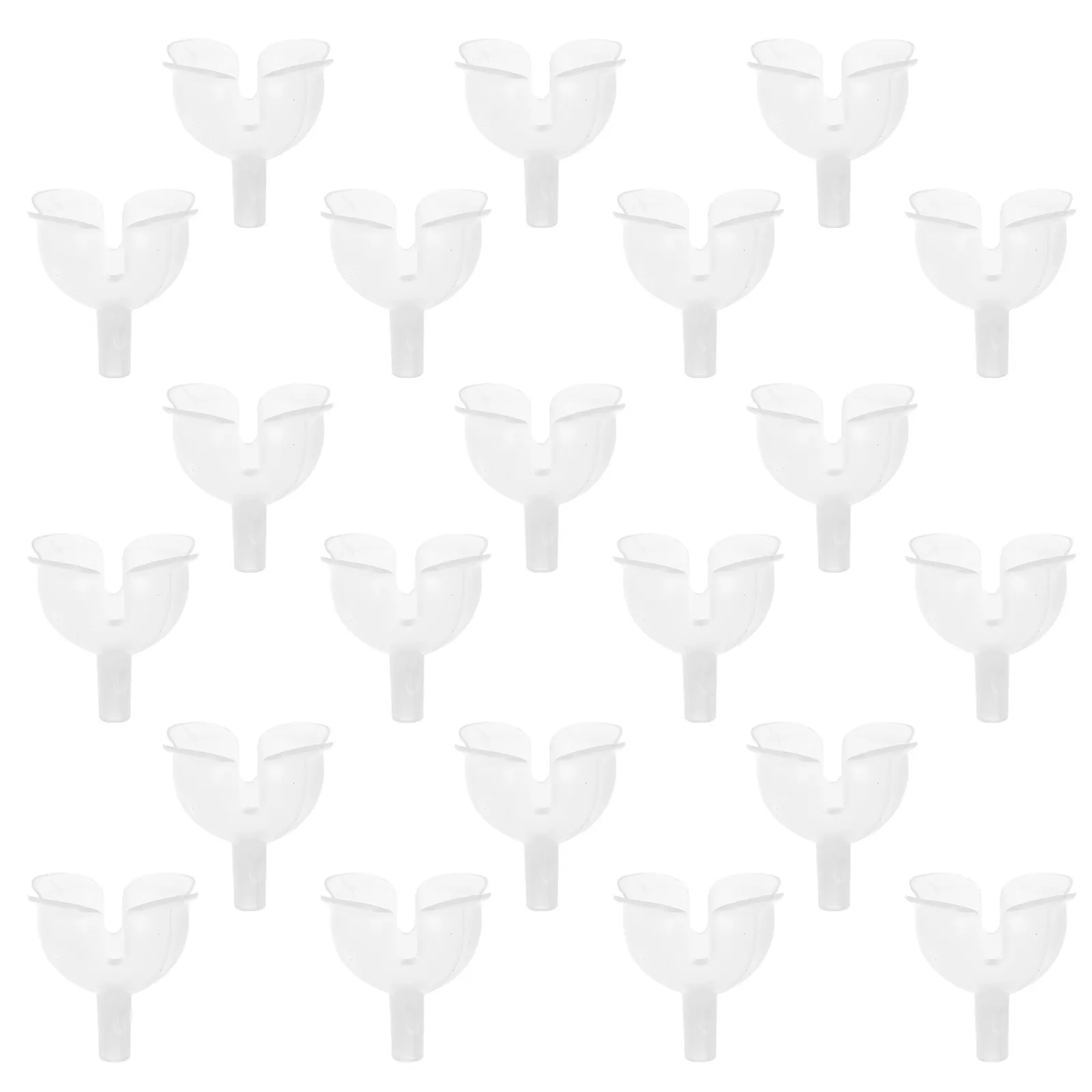 100 Unidades de Vasos Transparentes Reutilizables para Bombones, Soporte de Plástico para Dulces, Base para Ramos de Flores, Material de Embalaje DIY para San Valentín