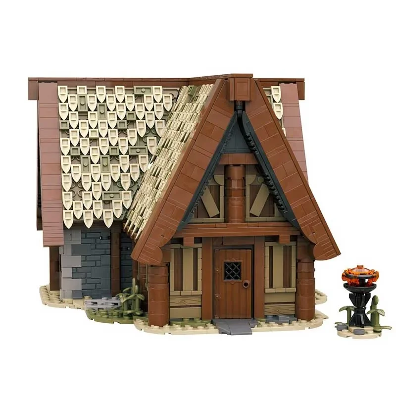 Kasteel Model Moc Bouwstenen Skyrim Whiterun Breeze Huis Model Technologie Baksteen DIY Assemblage Constructie Speelgoed Vakantiecadeaus