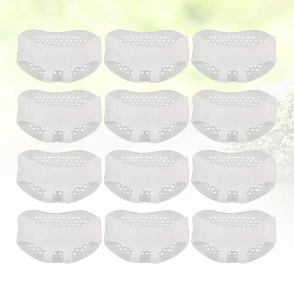 

12pcs Anti-Chafing Foot Pads Metatarsal Cushions For Pain Relief Forefoot Insoles Comfort Support High Heel Shoe Inserts