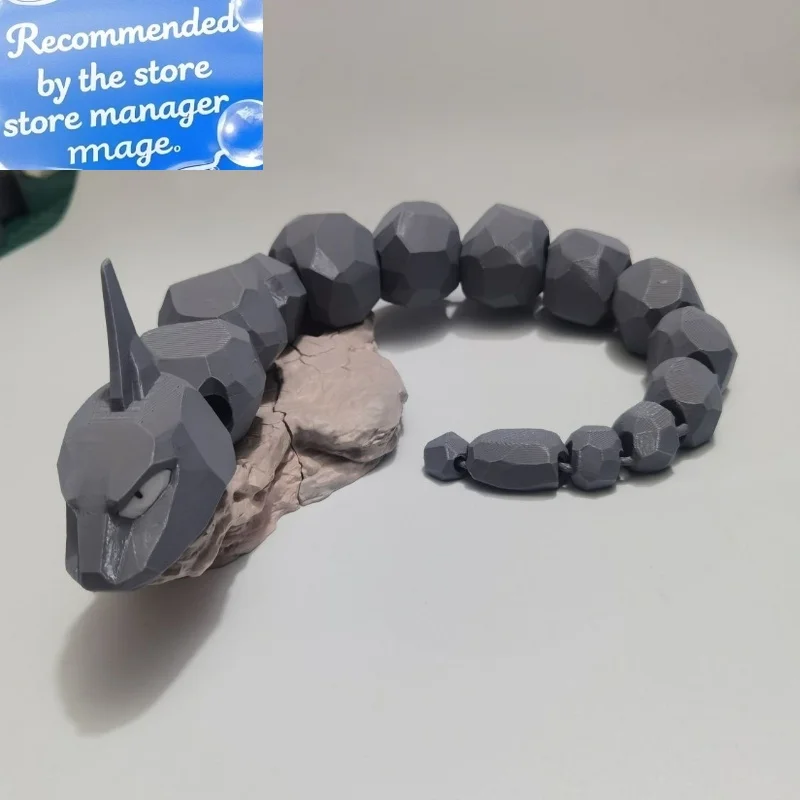 

Anime 1:20 Onix Action Figures Pet Cartoon Statue Movability Collection Ornaments Decoration Model Toy For Children Holiday Gift