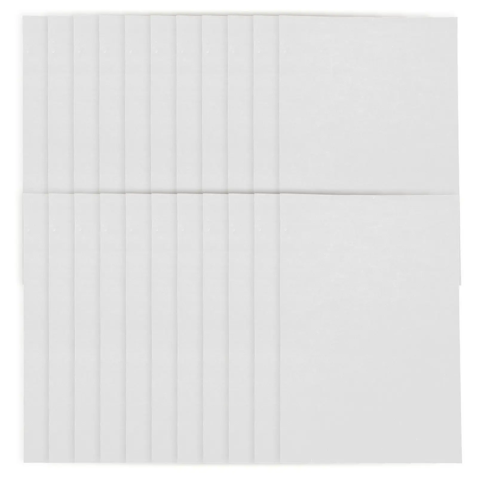 

20 Sheets Sided Adhesive Tape Iron On Hemming Non Woven Fabric Tapes No Double-Sided Tape For Lining Sew White Fusing Patch