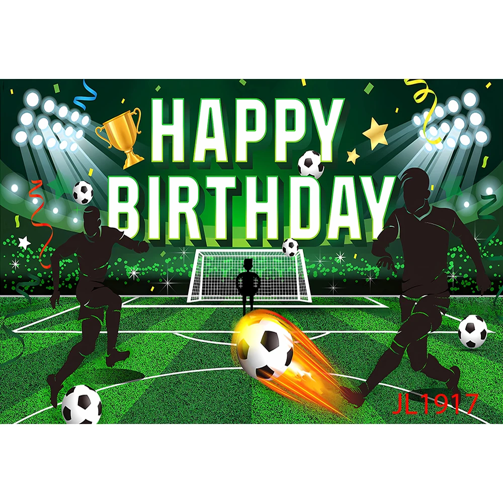 كرة القدم موضوع التصوير خلفية كرة القدم أطفال بنين عيد ميلاد الطفل دش حزب خلفية الصورة استوديو الدعامة مخصصة