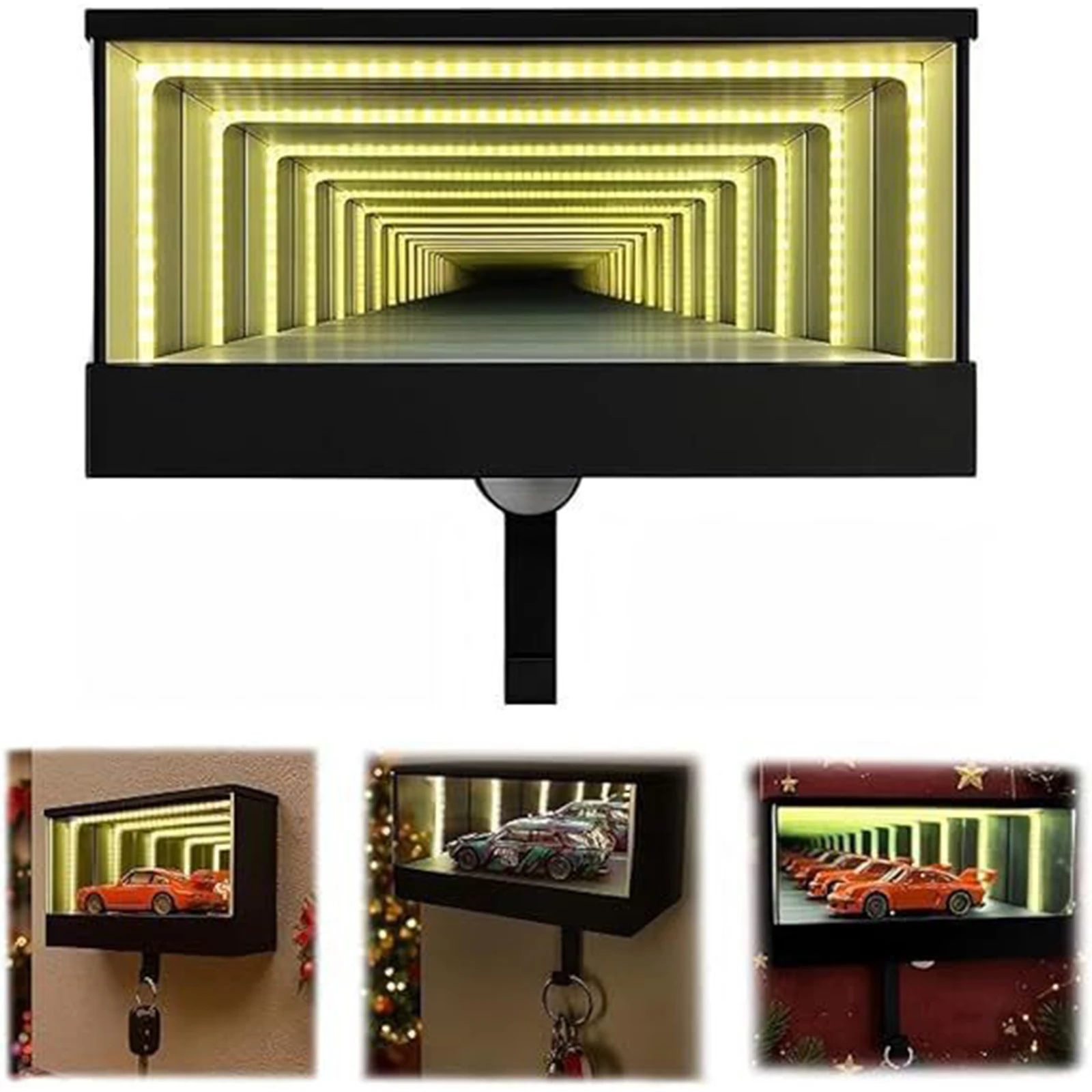 

Настенное крепление, автомобильный гаражный держатель для ключей, забавный бесконечный автомобильный держатель для ключей, гаражный брелок, стеллаж для хранения автомобильных ключей для любителей автомобилей