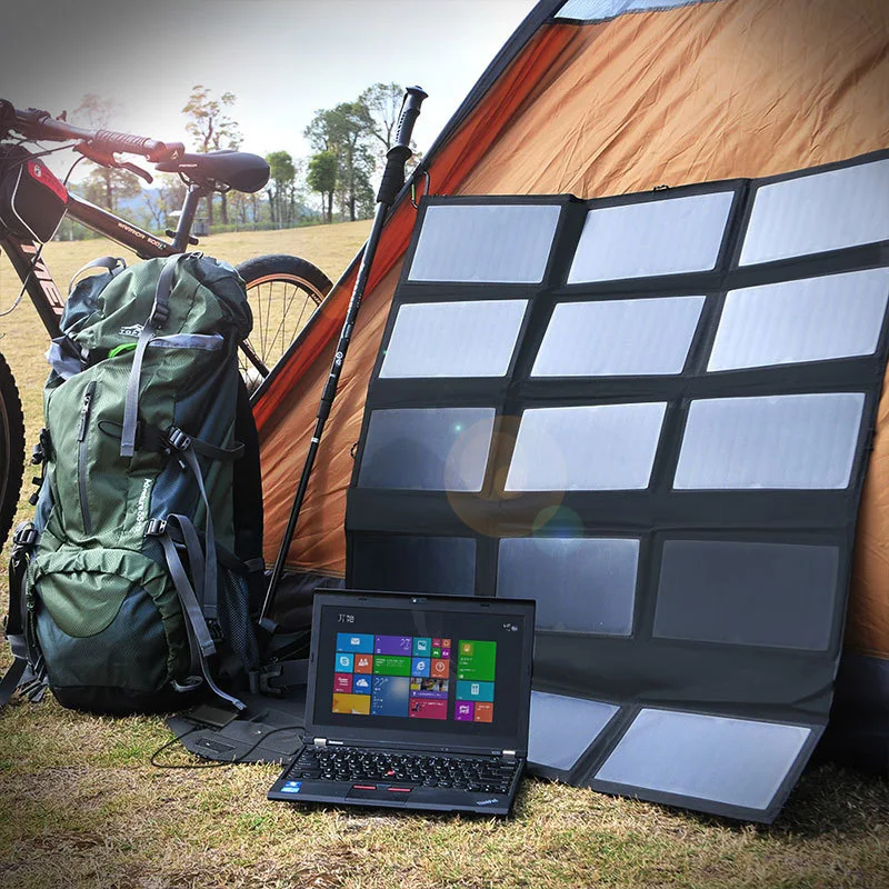 ALLPOWERS High-Power 100W Laptop Solar Foldable Pack 12V5V Load Solar Charger