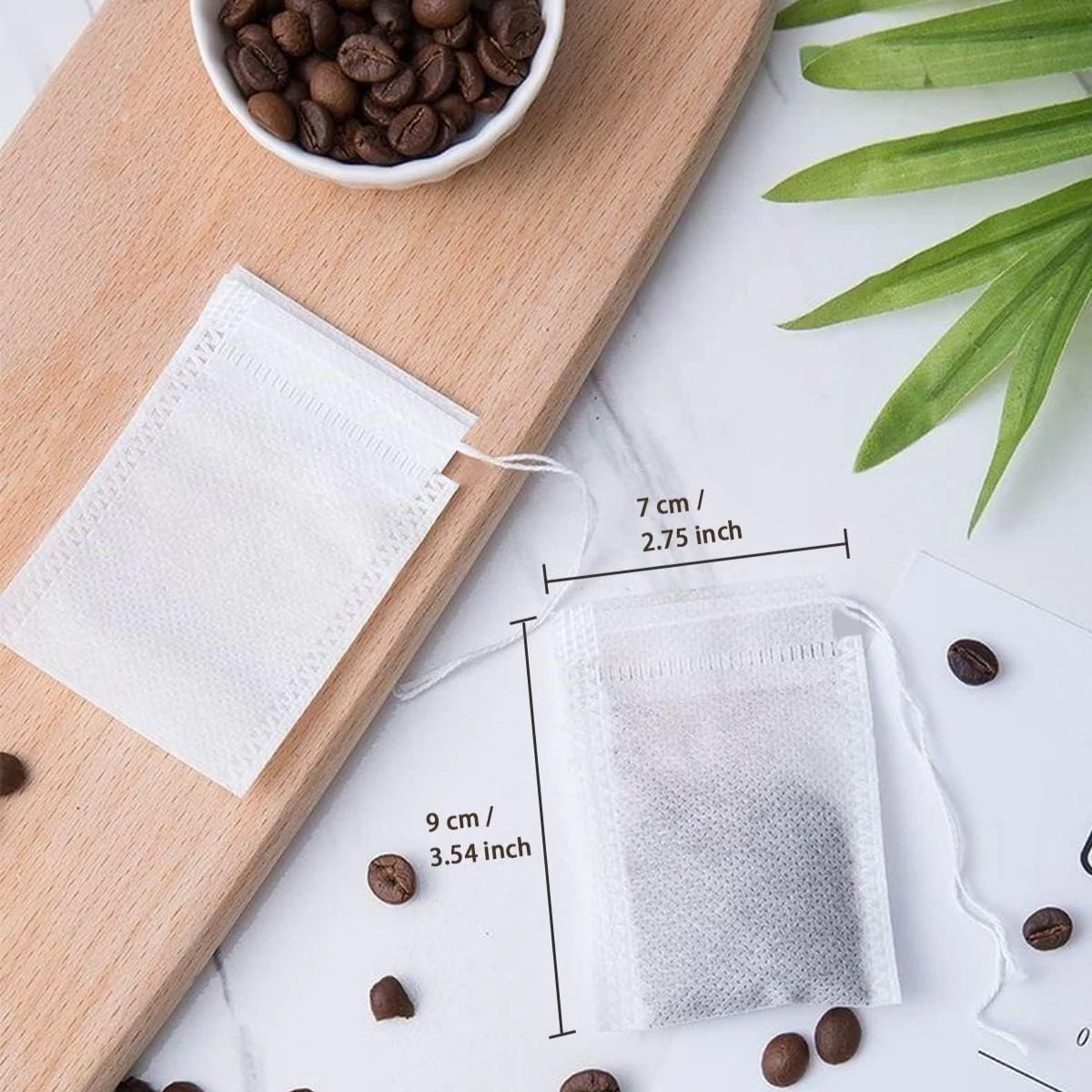 Disposable Tea Bags for Loose Leaf Tea 100/200pcs Tea Filter Bags for Coffee, Spice, Herbs