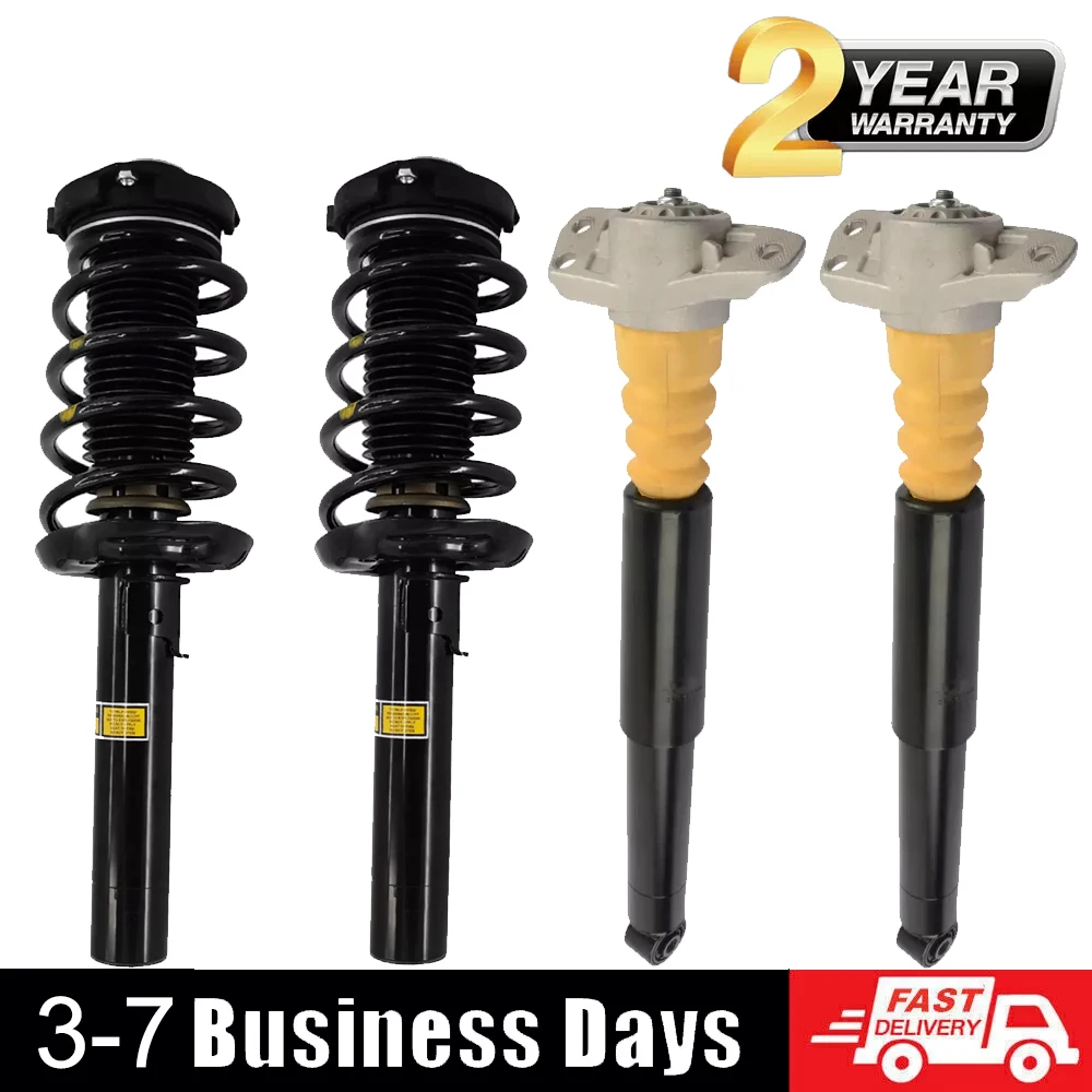 4x Front Rear Shock Struts Assembly W/Magnetic For Audi TT TTS TTRS MKII Quattro