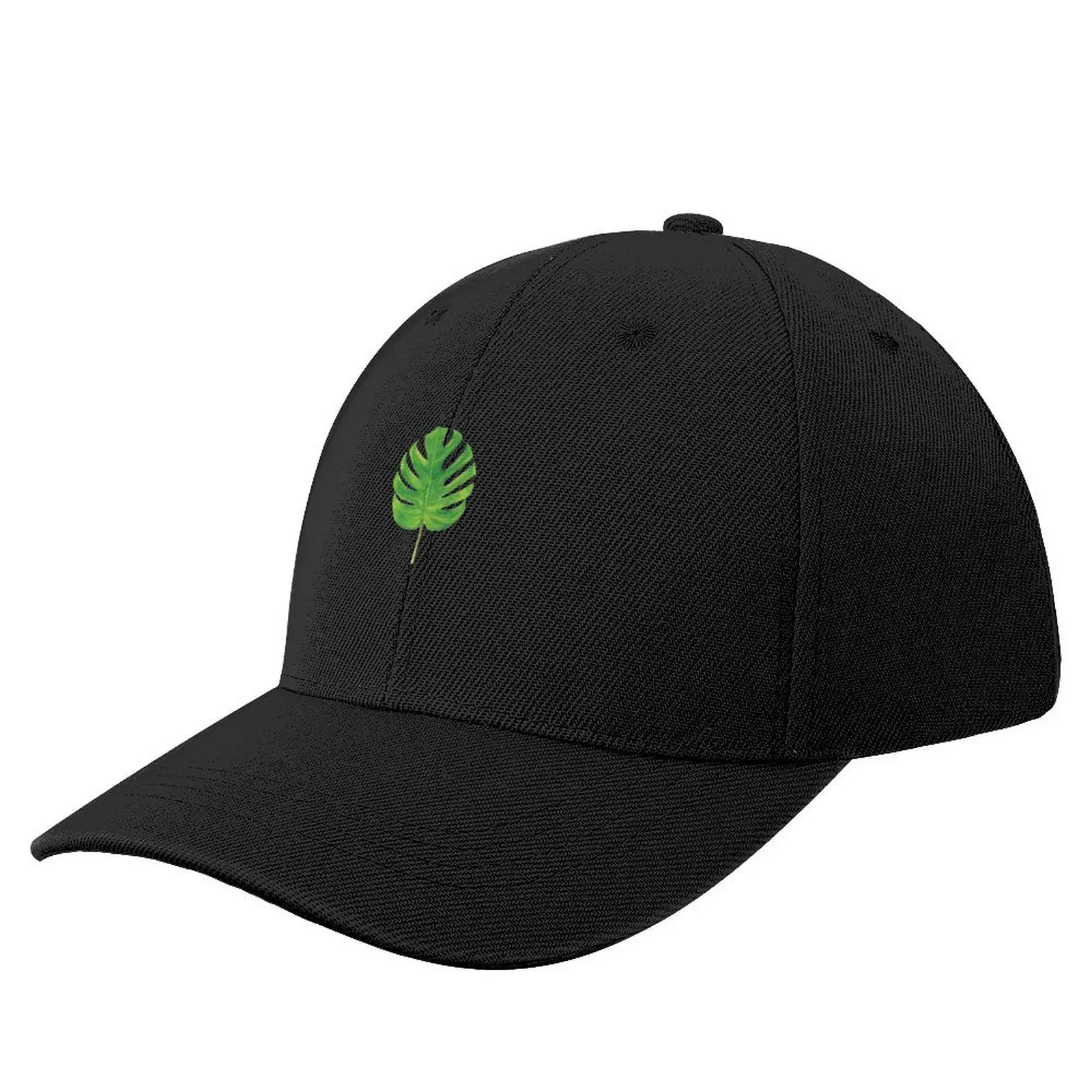 

Green Monstera leaf Baseball Cap |-F-| New Hat Ball Cap Beach Bag Women's Hats For The Sun Men's