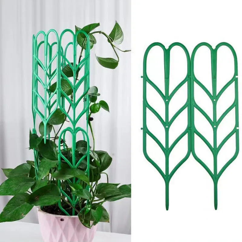 

3PCS Plant Climbing Frame Garden Plastic Plant Cages Support Flower Rack Vine Trellis Bracket Indoor Potted Fixing Rod Supplies