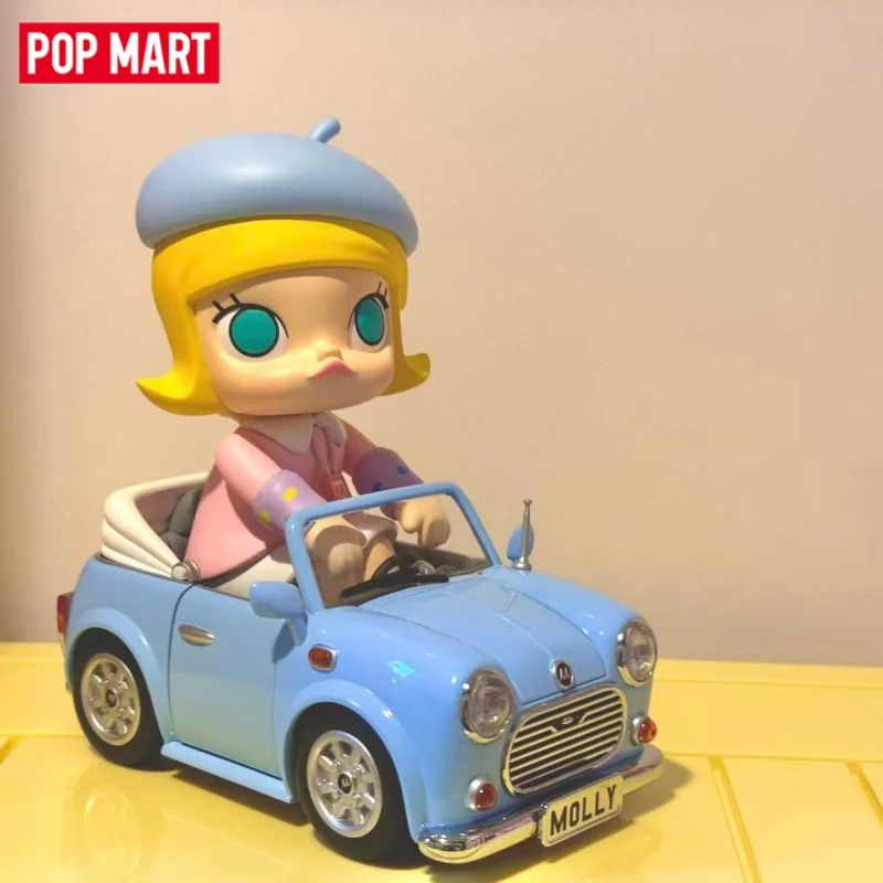

POP MART Molly Car Car Series Blind Box Surprise Mystery Box Mistery Action Figure Home Desktop Decoration Cute Model Gift