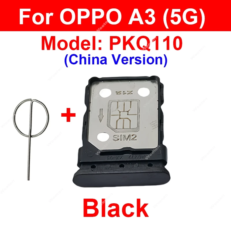 For OPPO A3 A3X A3i Plus A5 4G 5G Sim Card Tray Holder Sim Card