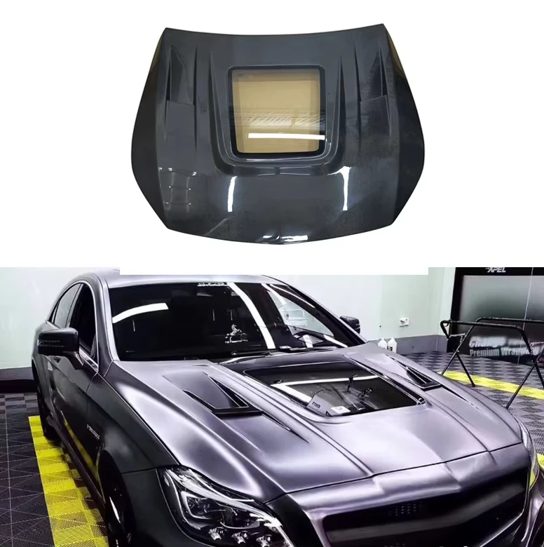 

New High Quality Carbon Fiber Hood for W257 Cls53 Two-side Carbon Hood