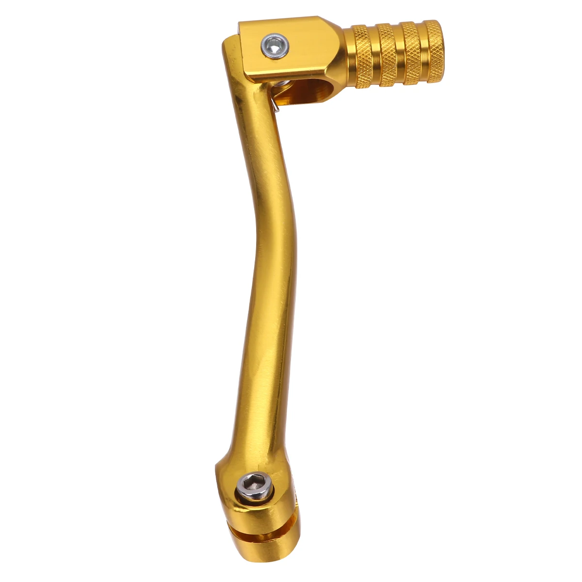 

Motorcycle CNC Aluminum Folding Gear Lever Folding Motorbike Lever Gear ATV Dirt Bike Gear Lever (Golden)