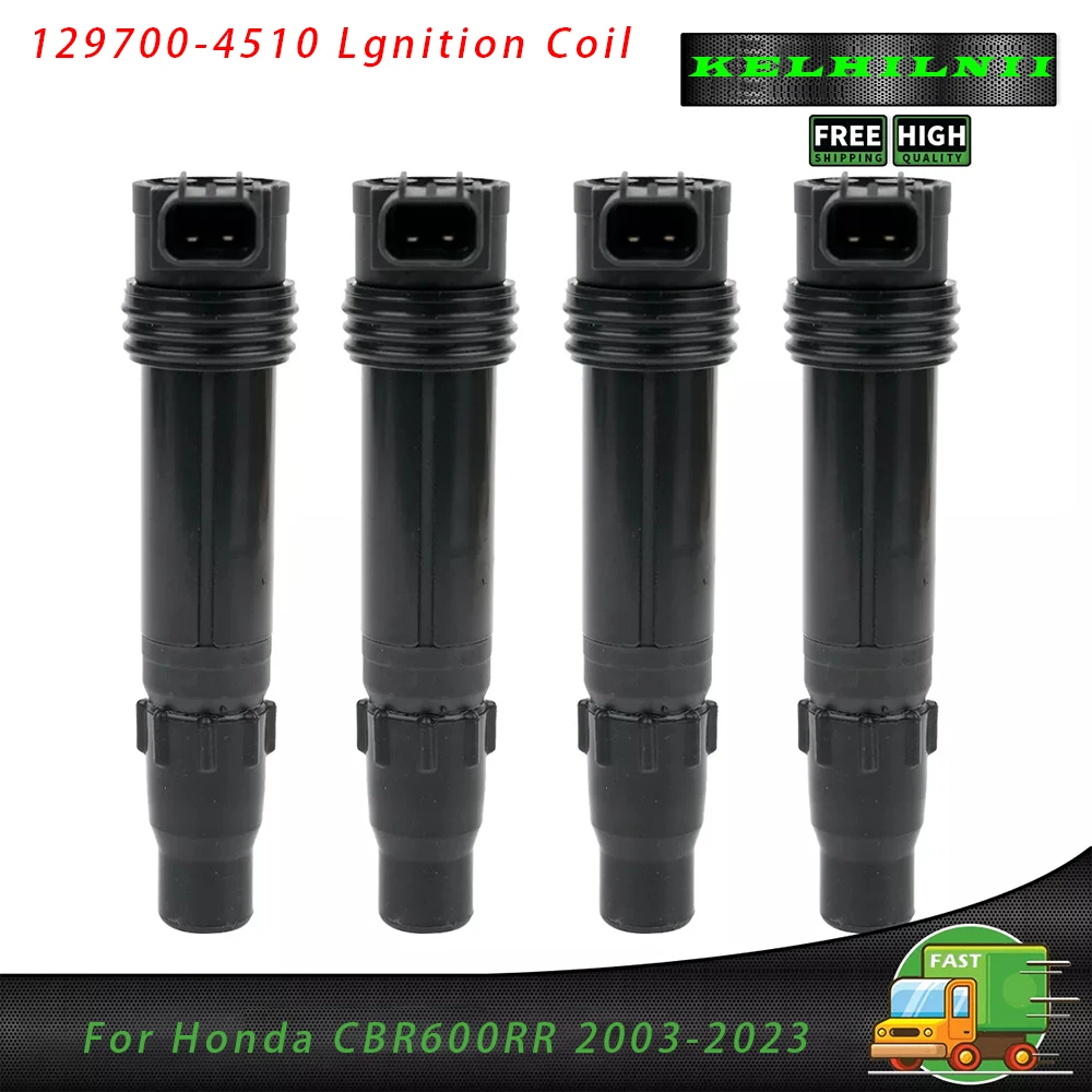 129700-4510 Ignition Coil  1297004510 For Honda Cbr600Rr Cbr-600Rr 2003-2020 Motorcycle 1&2&4PCS