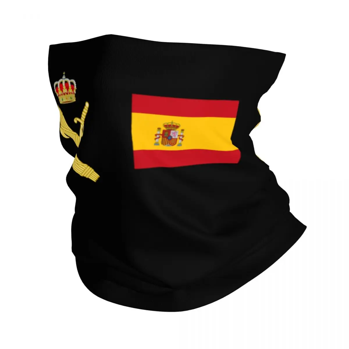 Custom Spain Emblem Civil Guard Bandana Neck Gaiter UV Protection Face Scarf Cover Women Men Headwear Tube Balaclava